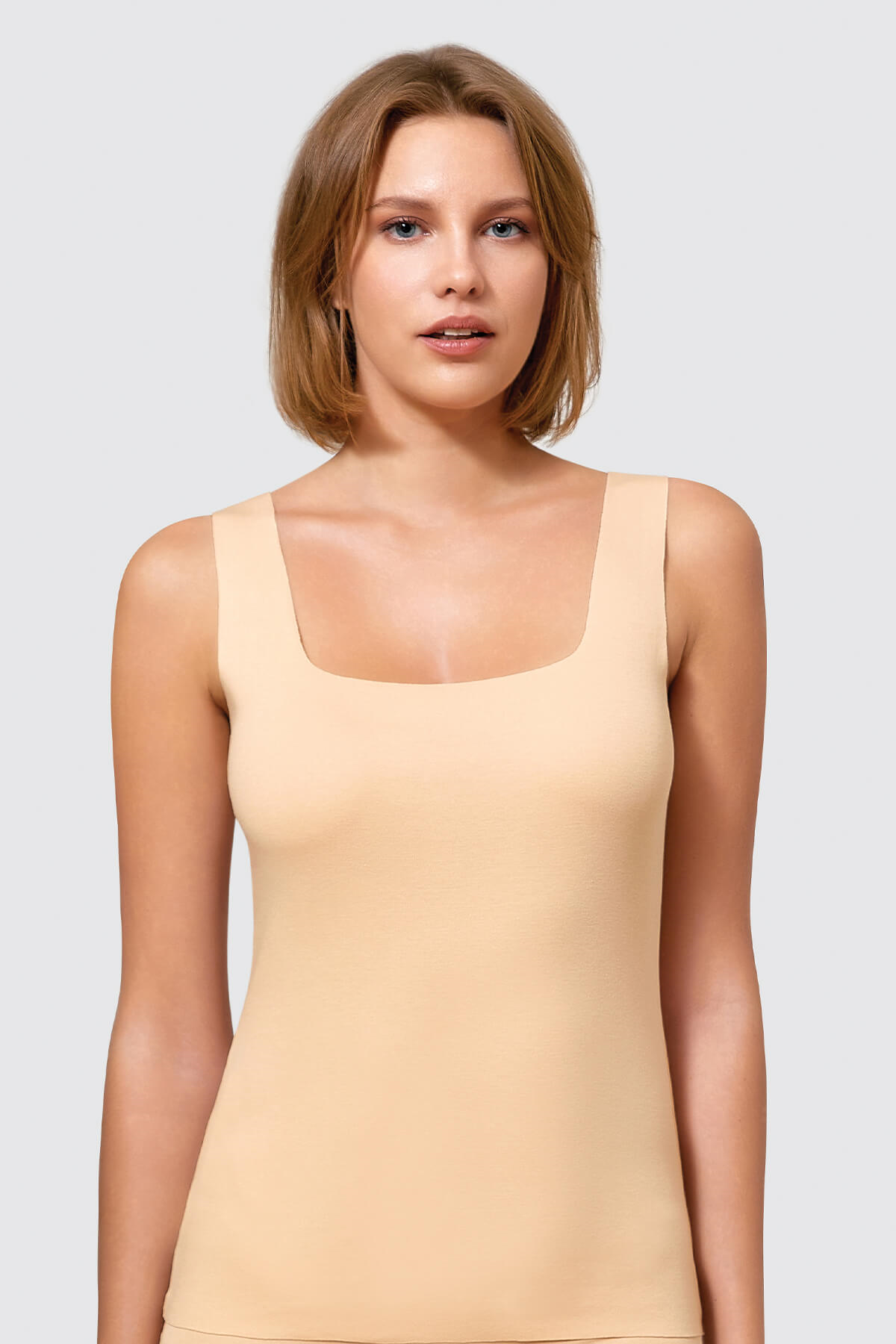 Kadın Pamuklu Lazer Kesim Atlet 7033