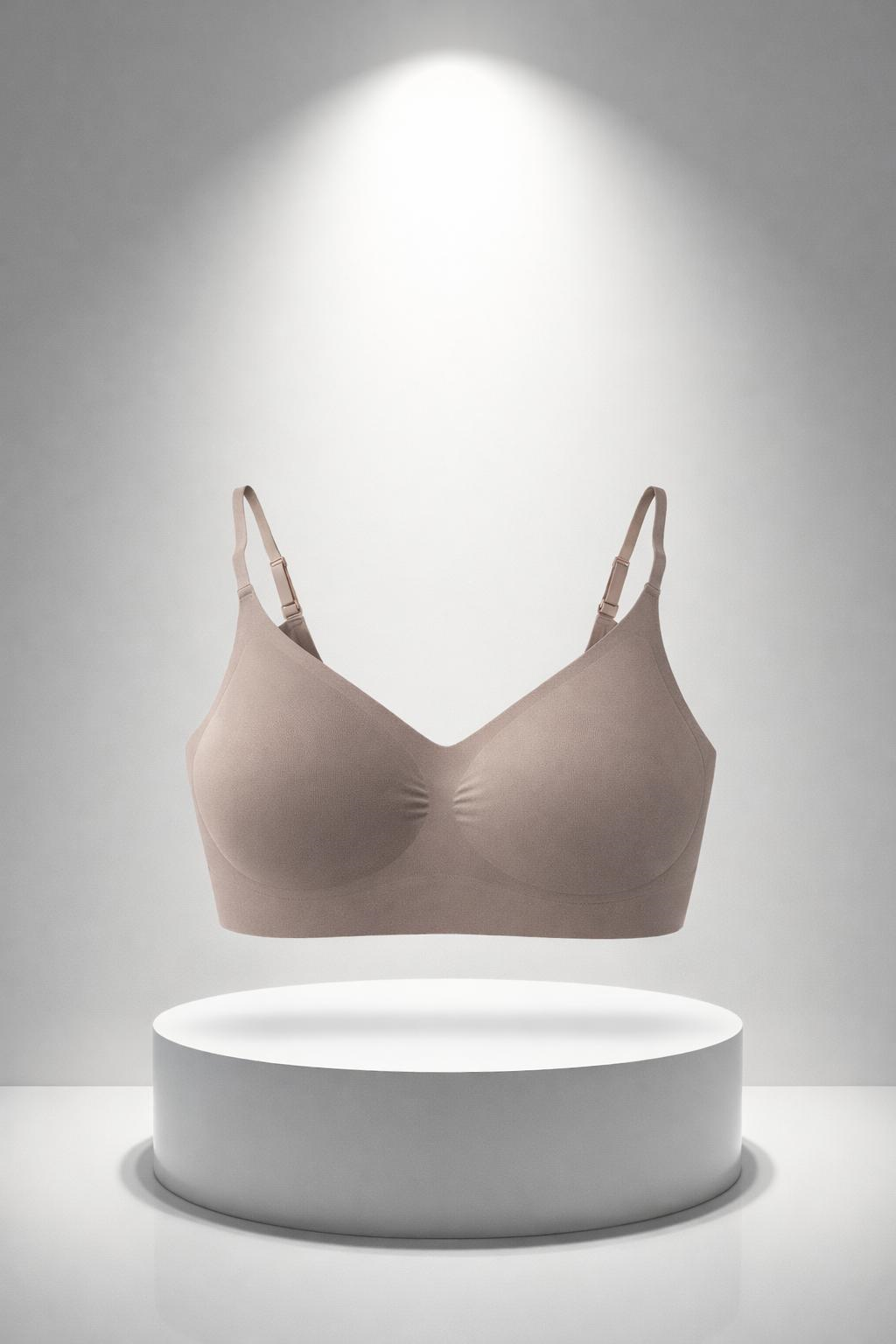 Lazer İnce Askılı Kahve Desteksiz Sütyen (803W)