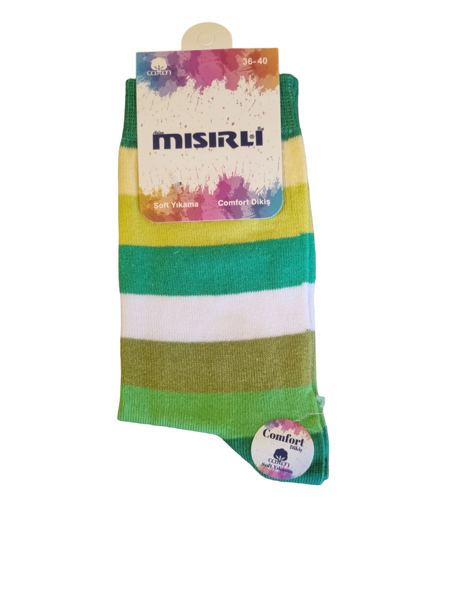 Mısırlı Renkli Bayan Patik