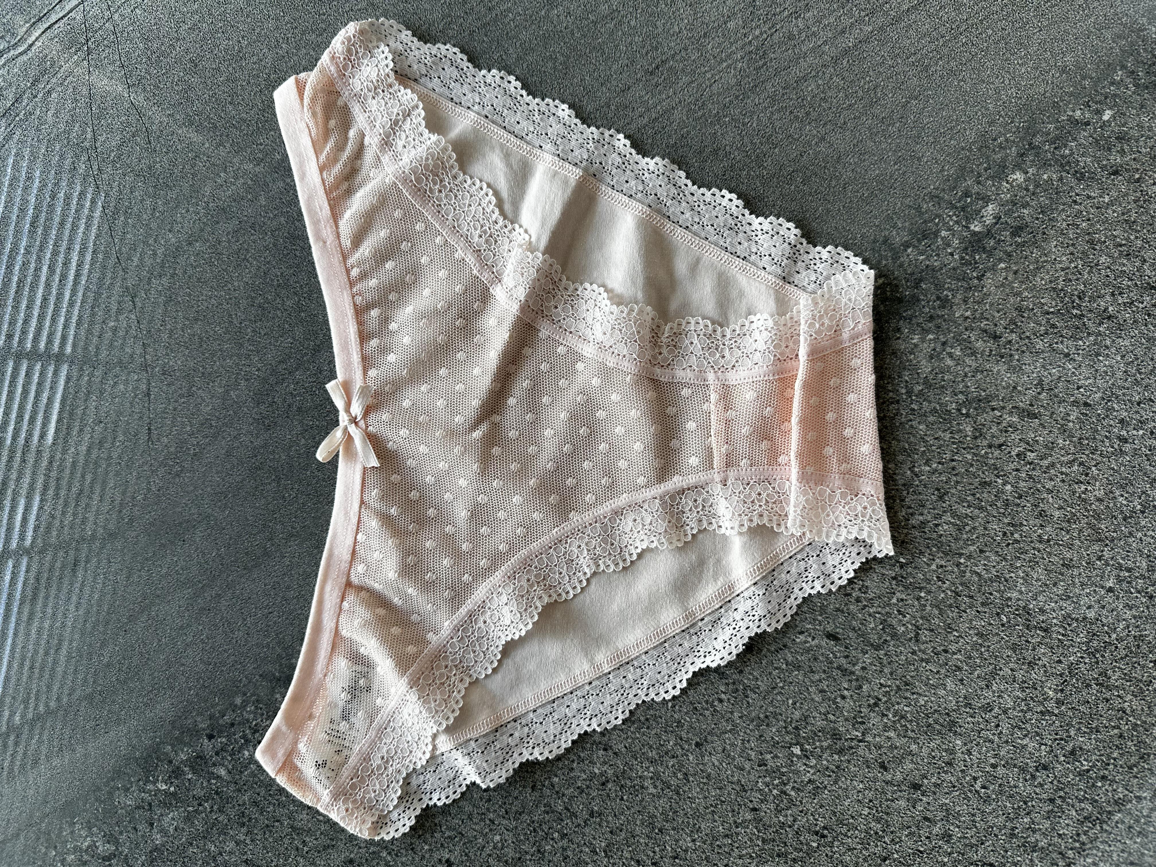 Puantiyeli Dantelli Somon Külot