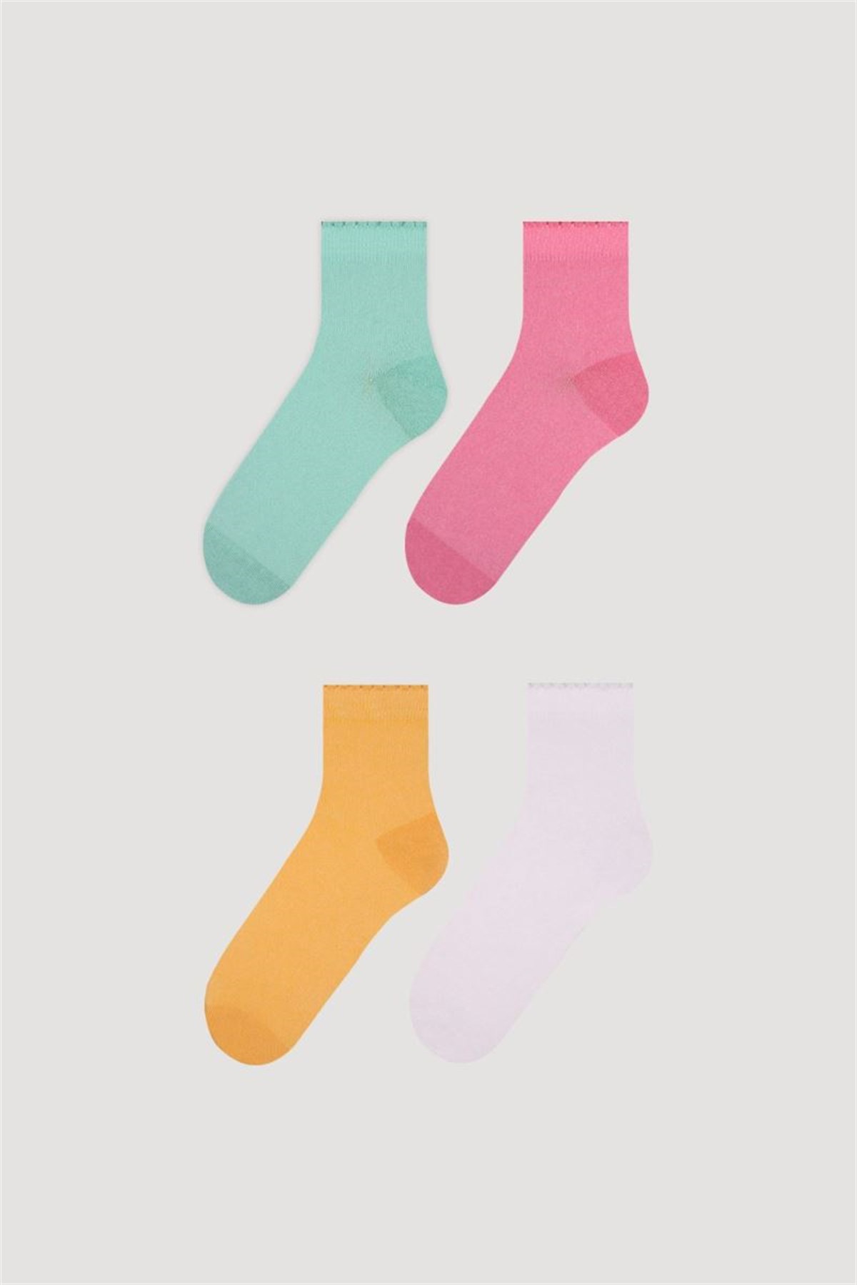 Simli Kadın 4'lü Çorap