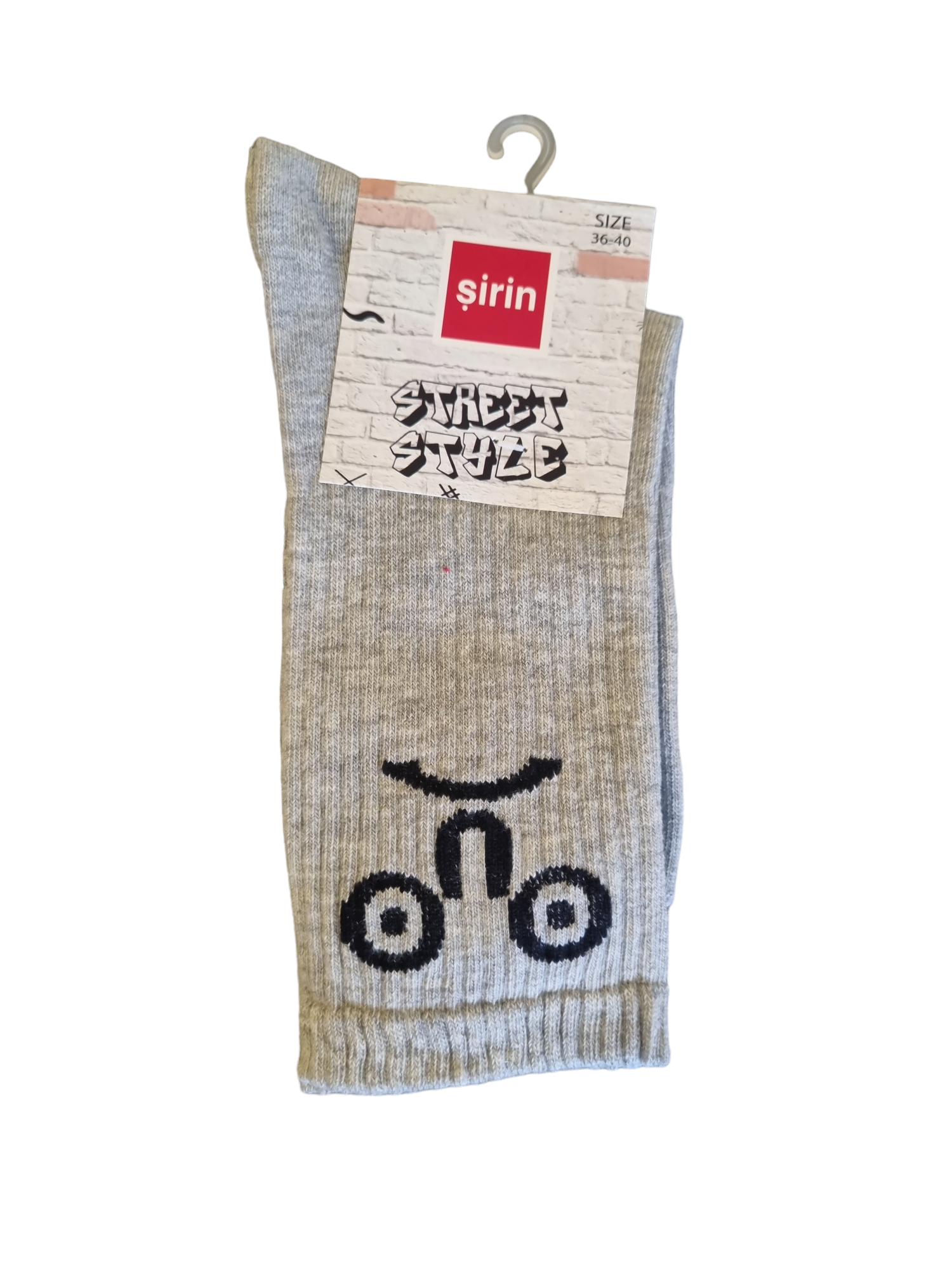 Şirin Street Style Gri Patik (4205-1)