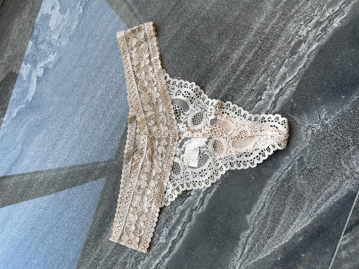 Tam dantelli arka ip Tanga