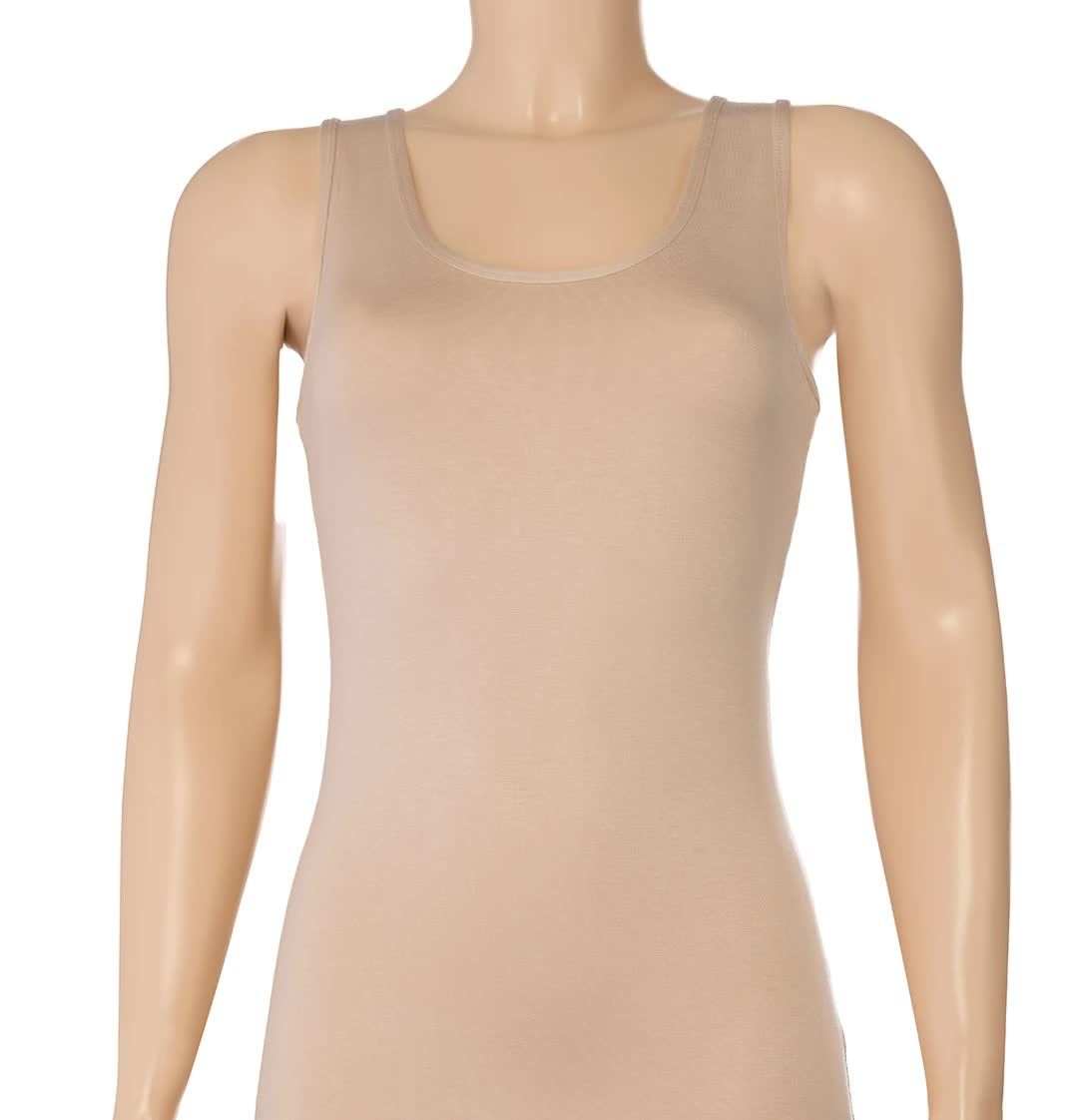 Yıldız Bambu Kalın Askı Ten Atlet - 2367