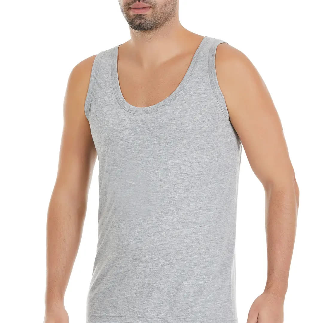 Yıldız Erkek Süprem Gri Atlet - 136