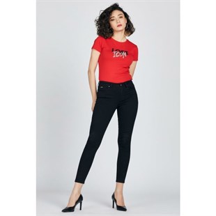 LOFT BAYAN 2027131 NICOLE OLENS BLACK WASH
 W PNT21YLF2027131-LFDN10249LOFT
