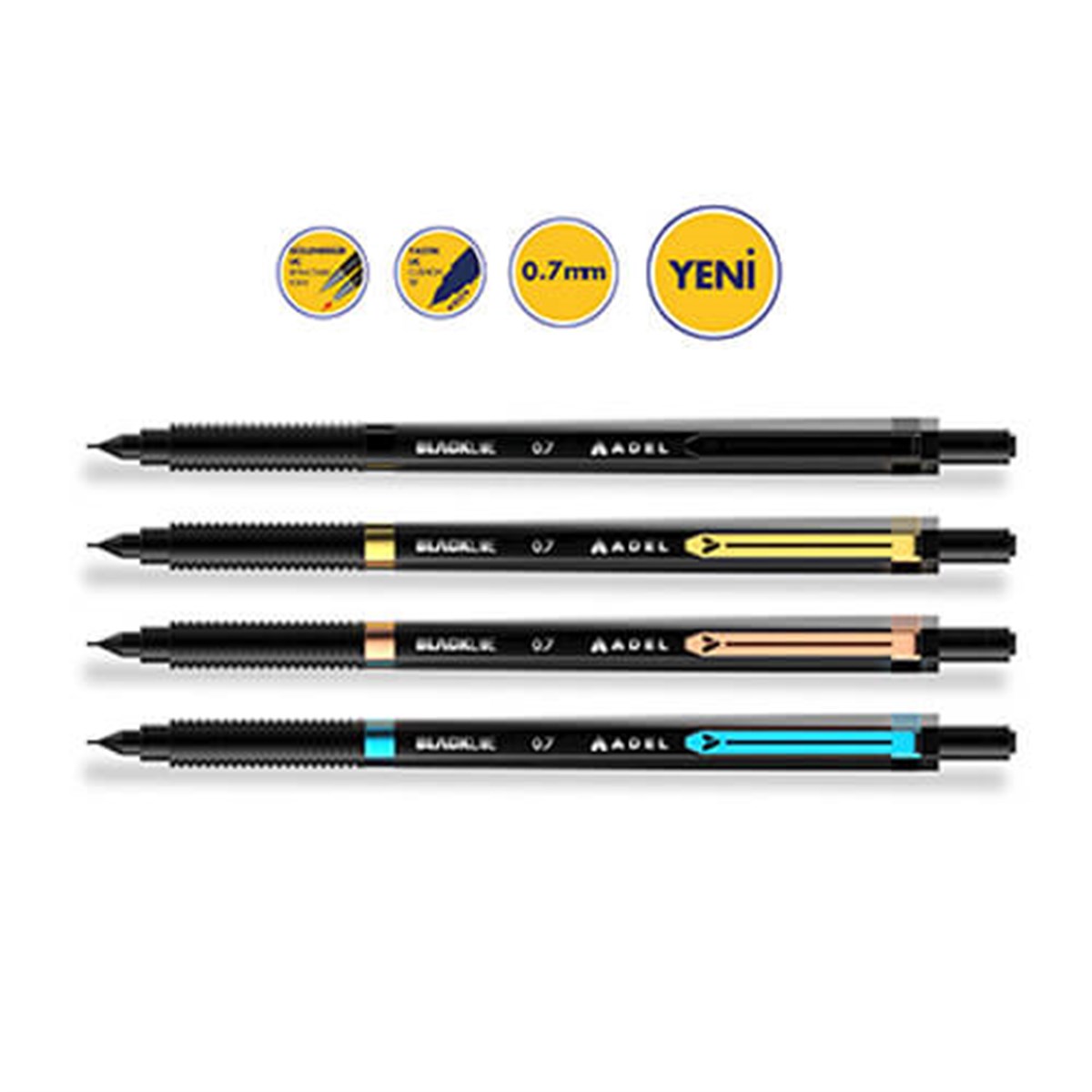 Adel Blackline Versatil Kalem 0.7Versatil Kalem (Uçlu)ADEL