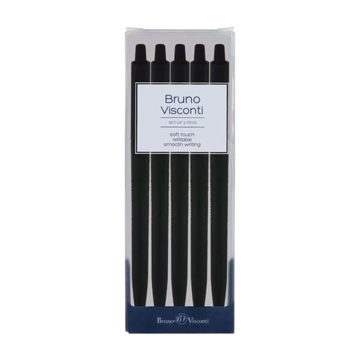 Bruno Visconti Slim Click 5li Set Tükenmez Kalem SiyahBruno Visconti Slim Click 5li Set Tükenmez Kalem SiyahTükenmez KalemBruno Visconti