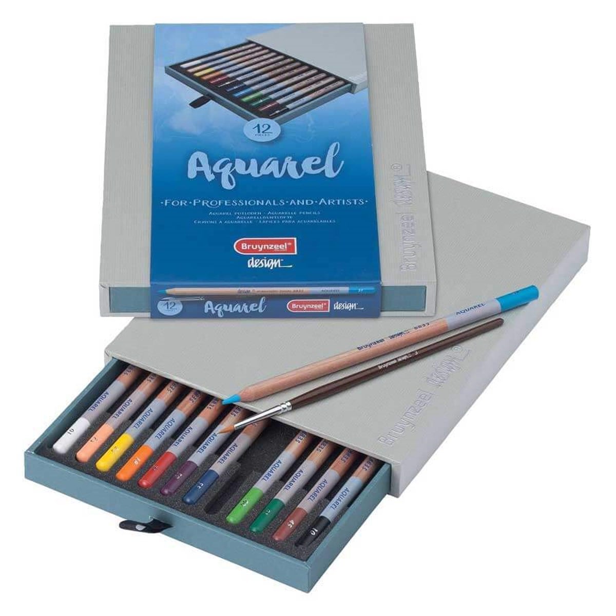 Bruynzeel Design Aquarell Suluboya Kalemi 12 RenkBruynzeel Design Aquarell Suluboya Kalemi 12 RenkAquarell Boya Kalem SetleriBruynzeel