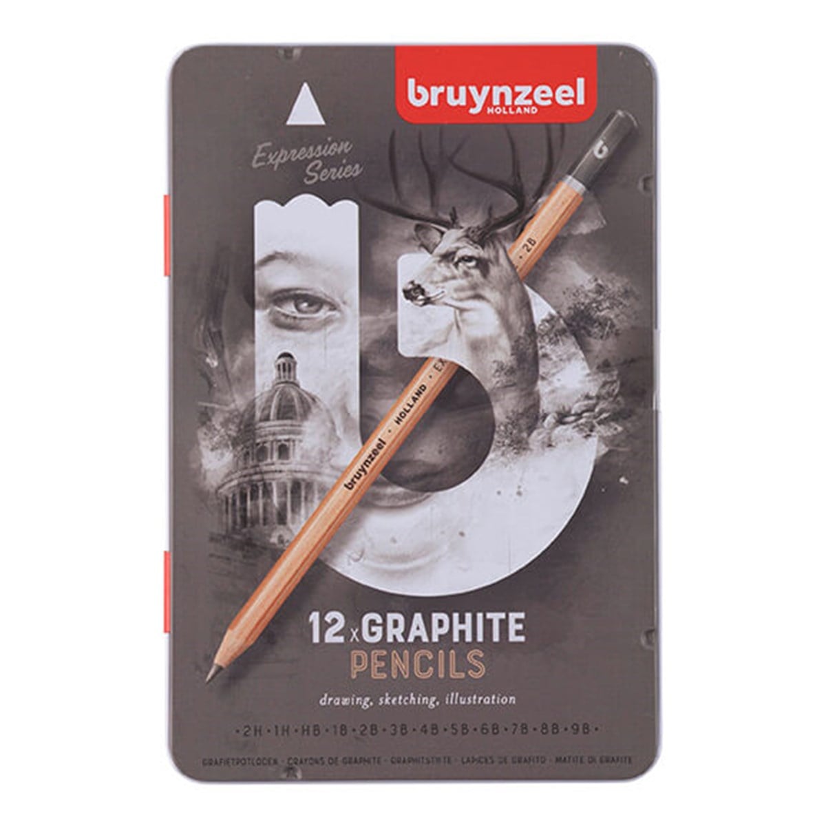 Bruynzeel Expression Graphite Dereceli Kalem 12li SetBruynzeel Expression Graphite Dereceli Kalem 12li SetTeknik Çizim ve Grafik KalemleriBruynzeel