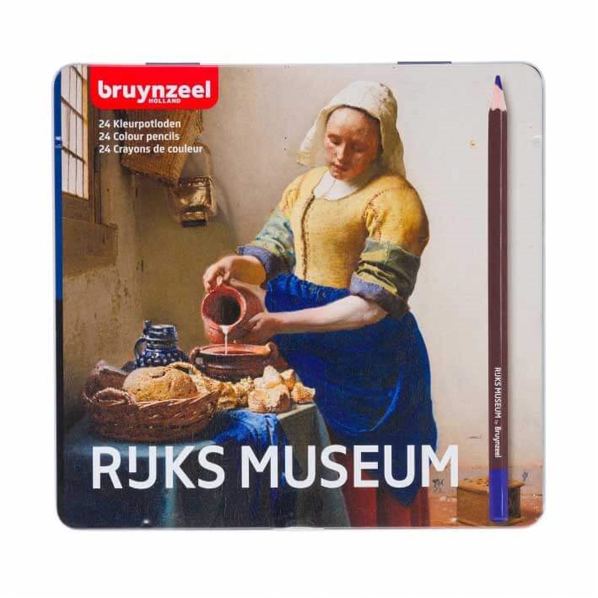 Bruynzeel Rijks Museum Kuru Boya Kalem Seti 24 Renk Milk Maid Metal KutuBruynzeel Rijks Museum Kuru Boya Kalem Seti 24 Renk Milk Maid Metal KutuKuru Boya SetleriBruynzeel