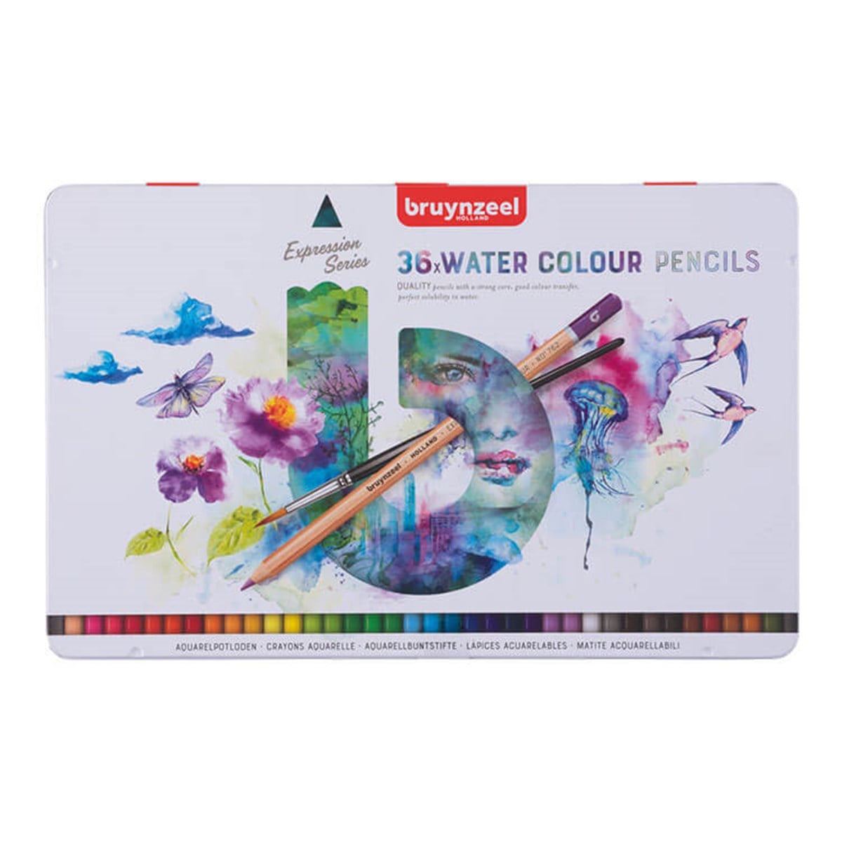 Bruynzeel Suluboya Kalemi Aquarell 36'lı Teneke KutuBruynzeel Suluboya Kalemi Aquarell 36'lı Teneke KutuAquarell Boya Kalem SetleriBruynzeel