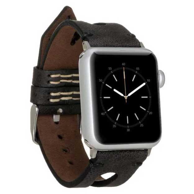 Burkley Apple Watch Deri Kordon 42 ve 44 mm Uyumlu SiyahBurkley Apple Watch Deri Kordon 42 ve 44 mm Uyumlu SiyahBurkley Saat KordonlarıBurkley