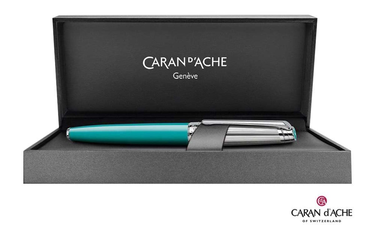 Caran d'Ache Leman, Bicolor Turquoise Dolma Kalem