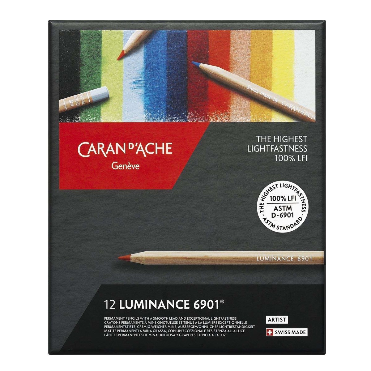 Caran D'Ache Luminance Kuru Boya Kalem Seti