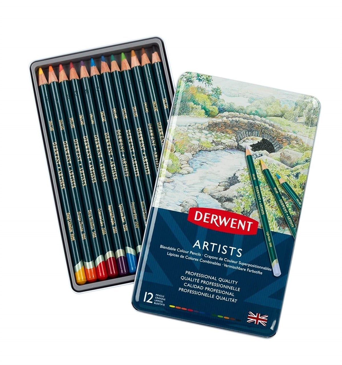 Derwent Artists 12 Renk Karışabilen Kuruboya SetDerwent Artists 12 Renk Karışabilen Kuruboya SetKuru Boya SetleriDerwent