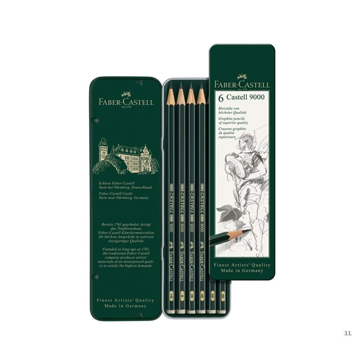 Faber Castell 9000 Serisi 6 Parça Set