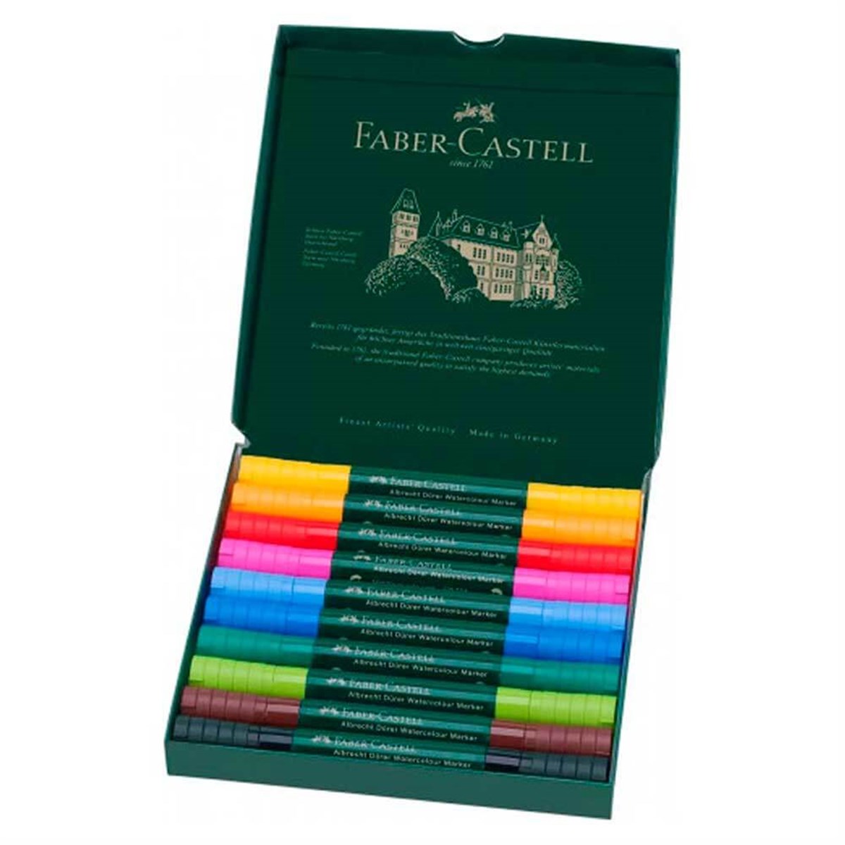 Faber-Castell Albrecht Dürer Sulu Boya Marker 10 LuFaber-Castell Albrecht Dürer Sulu Boya Marker 10 LuAquarell Boya Kalem SetleriFaber-Castell