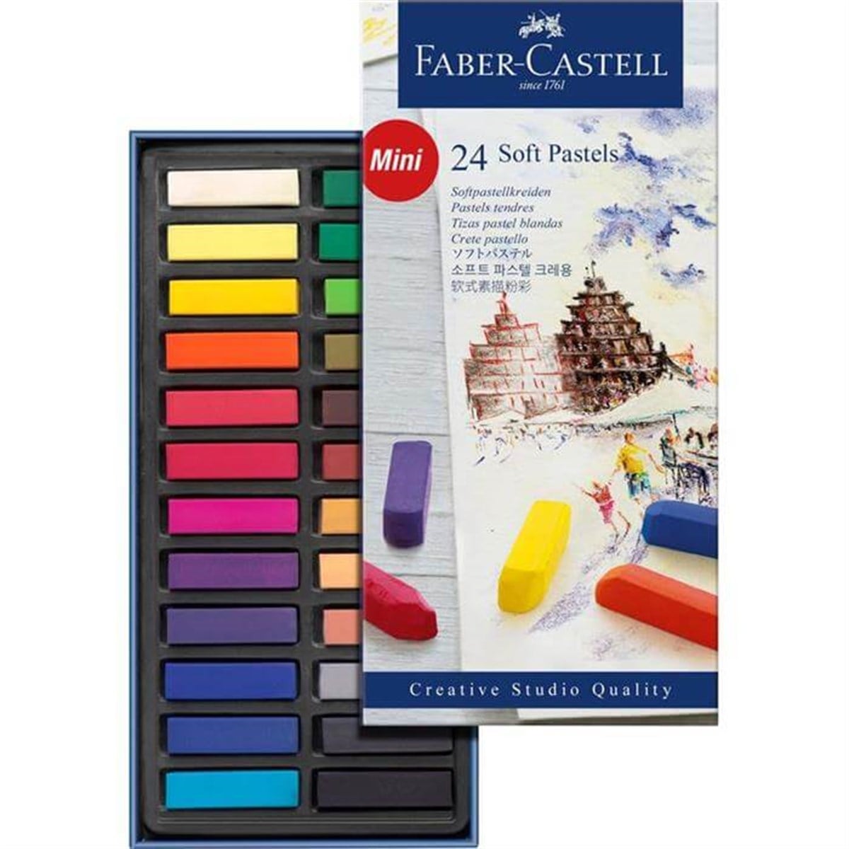 Faber Castell Creative Studio Mini Soft Pastel Seti 24 RenkSoft PastelFaber Castell