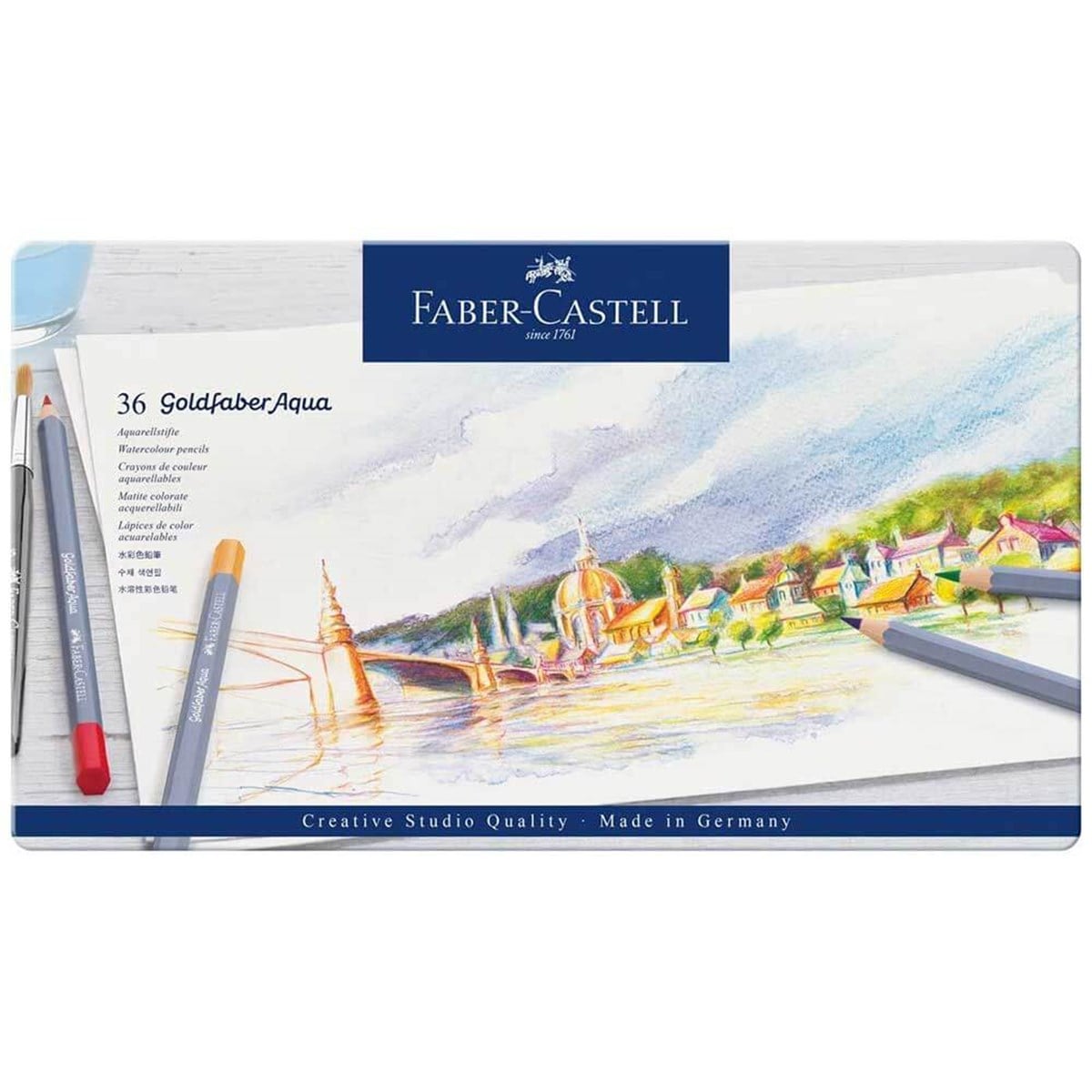 Faber Castell Goldfaber Aqua Boya Kalemi, 36 RenkFaber Castell Goldfaber Aqua Boya Kalemi, 36 RenkAquarell Boya Kalem SetleriFaber-Castell