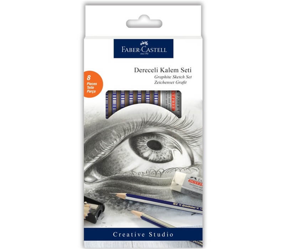 Faber Castell Goldfaber Dereceli Kalem Seti 8 ParçaFaber Castell Goldfaber Dereceli Kalem Seti 8 ParçaTeknik Çizim ve Grafik KalemleriFaber-Castell