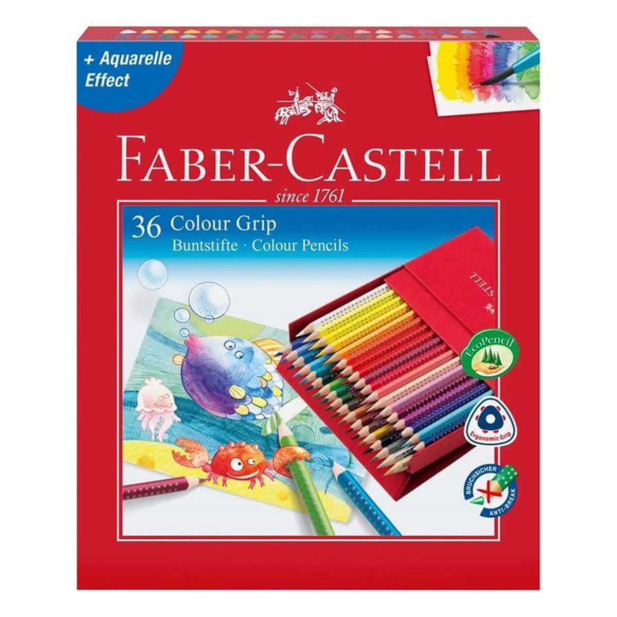 Faber Castell Grip 2001 Kuru Boya Kalemi Studio Box 36 RenkKuru Boya SetleriFaber Castell