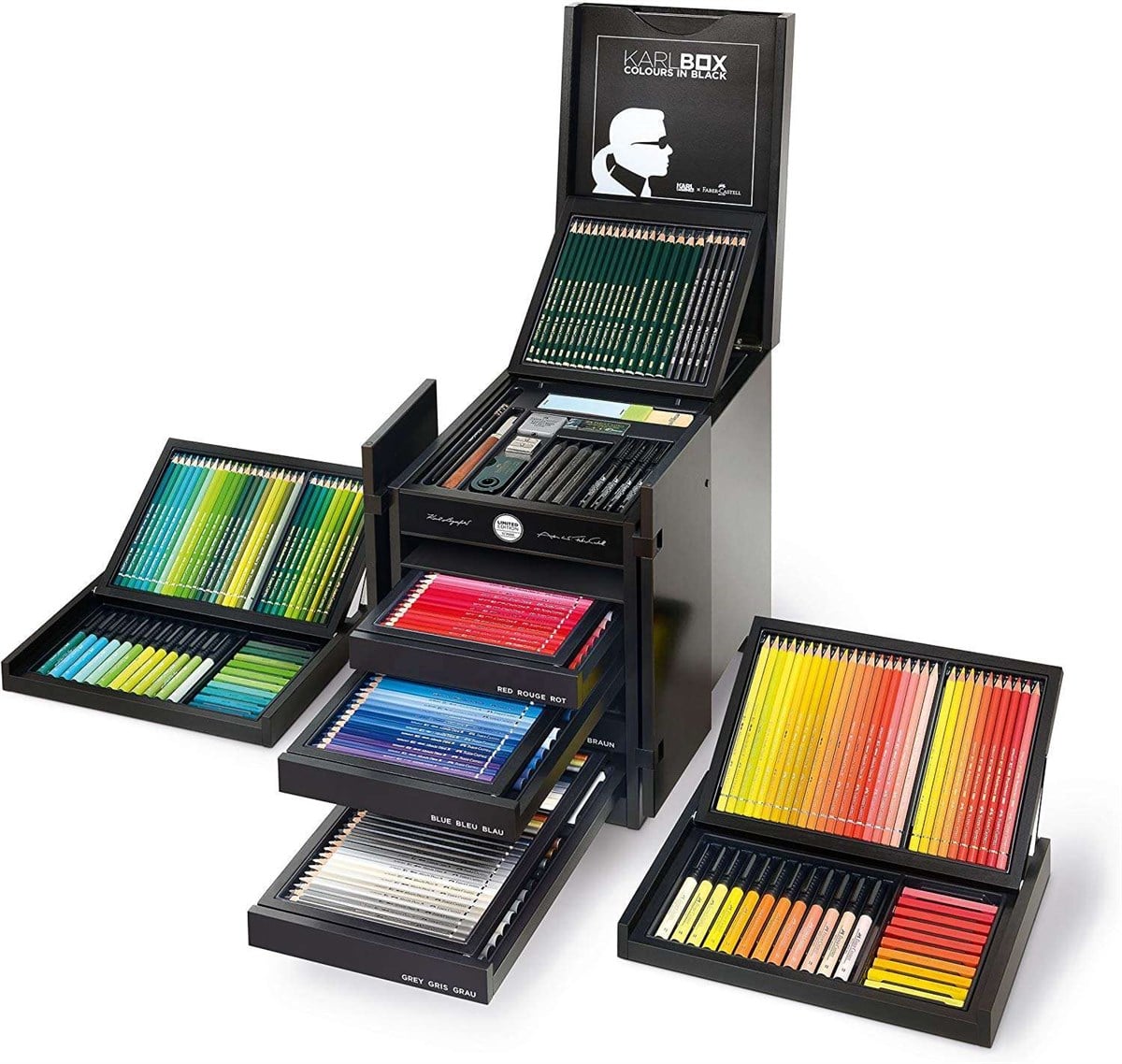 Faber Castell Karlbox Limited Editions Sanat ve Grafik Set  Orjinal 110051