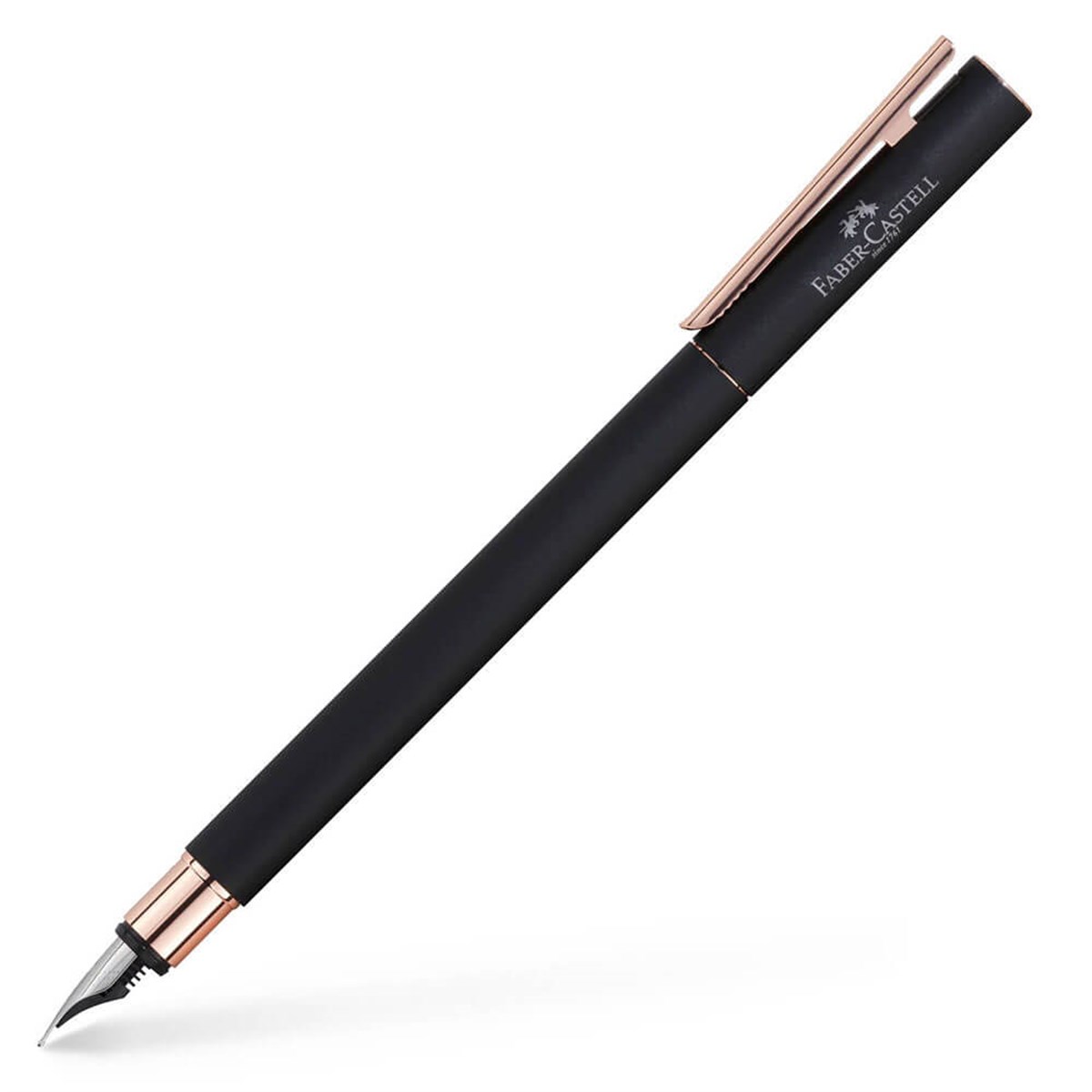 Faber Castell Neo Slim Mat Siyah Rose Gold Dolma Kalem M 343100Dolma KalemFaber Castell