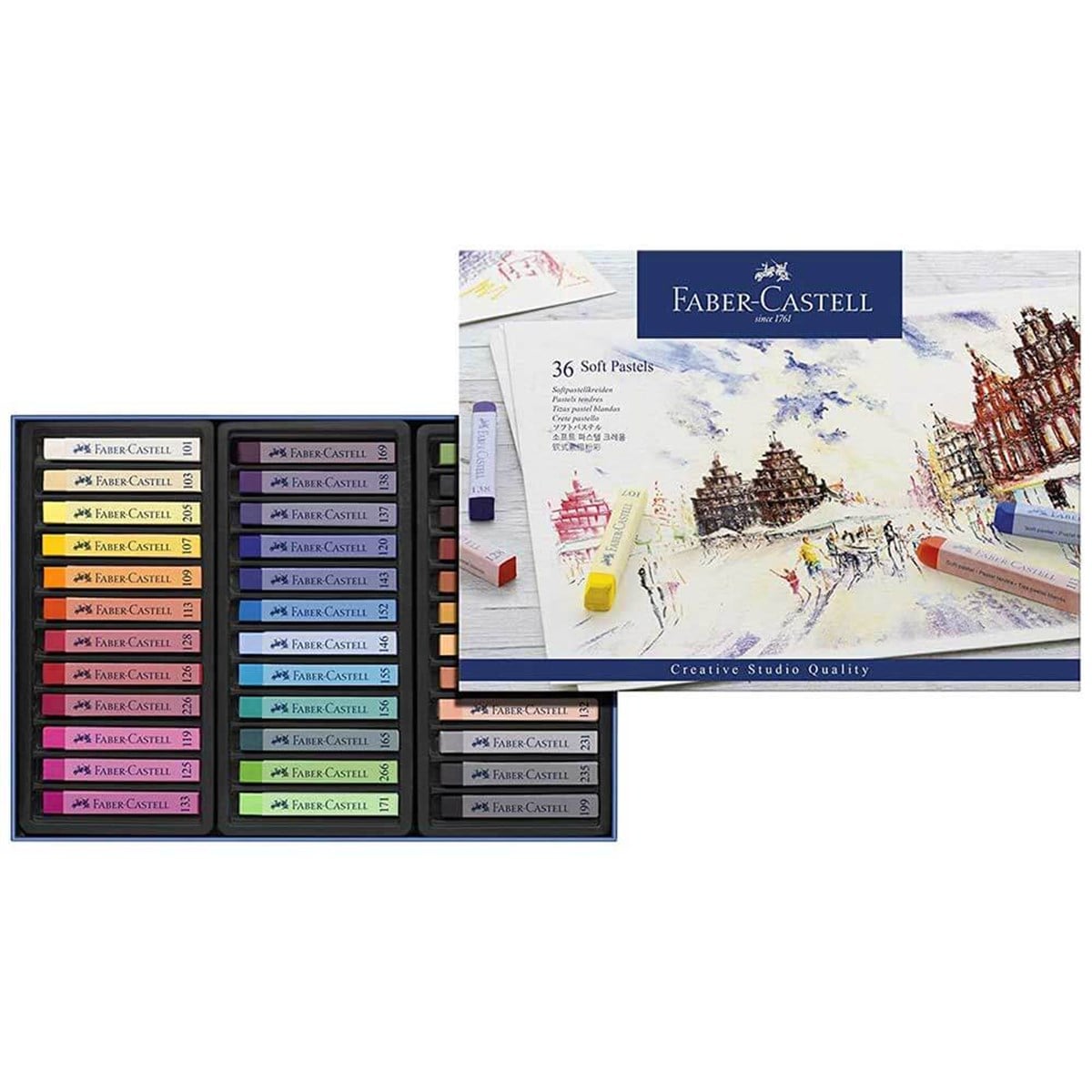 Faber Castell Soft Pastels, Toz Pastel Set 36 RenkFaber Castell Soft Pastels, Toz Pastel Set 36 RenkSoft PastelFaber-Castell