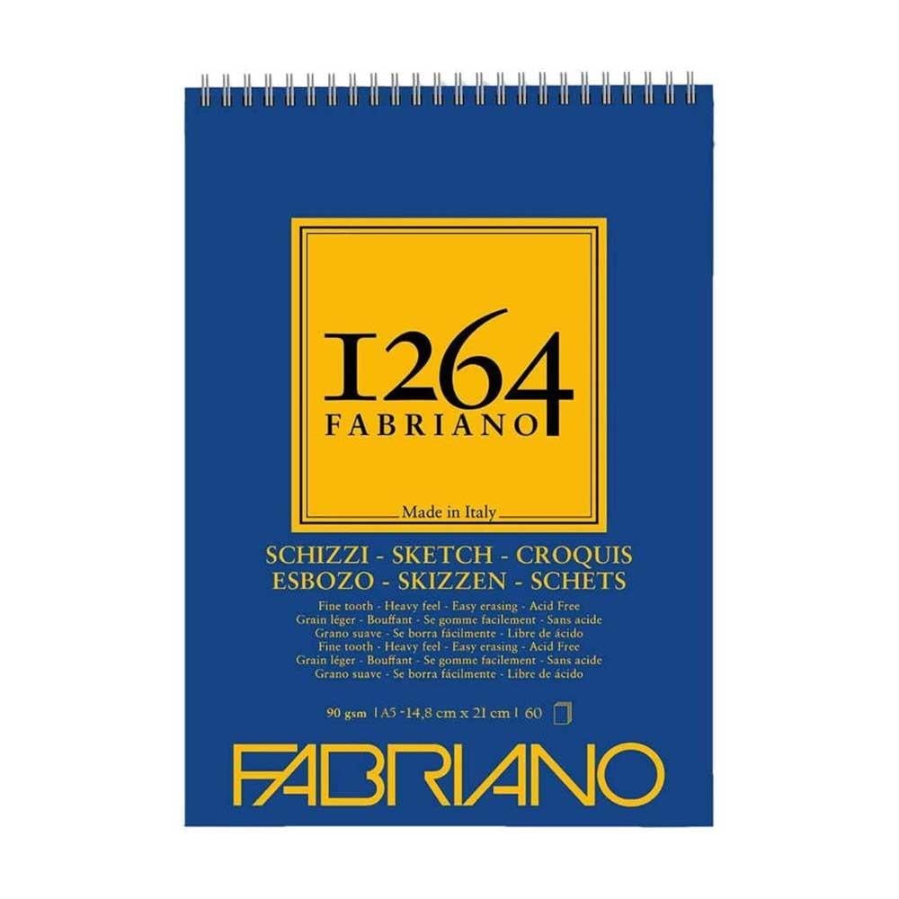 Fabriano Eskiz Defteri Spiralli A5 90 g 60 YaprakFabriano Eskiz Defteri Spiralli A5 90 g 60 YaprakEskiz BloklarıFabriano