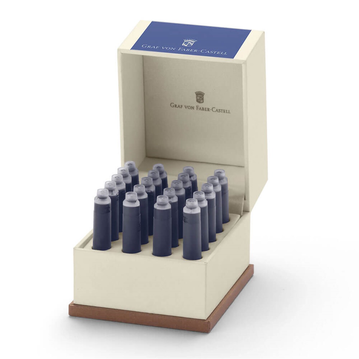 Graf Von Faber Castell 20Li Dolma Kalem Kartuş Royal Blue 141139Mürekkepler ve KartuşlarGraf Von Faber-Castell