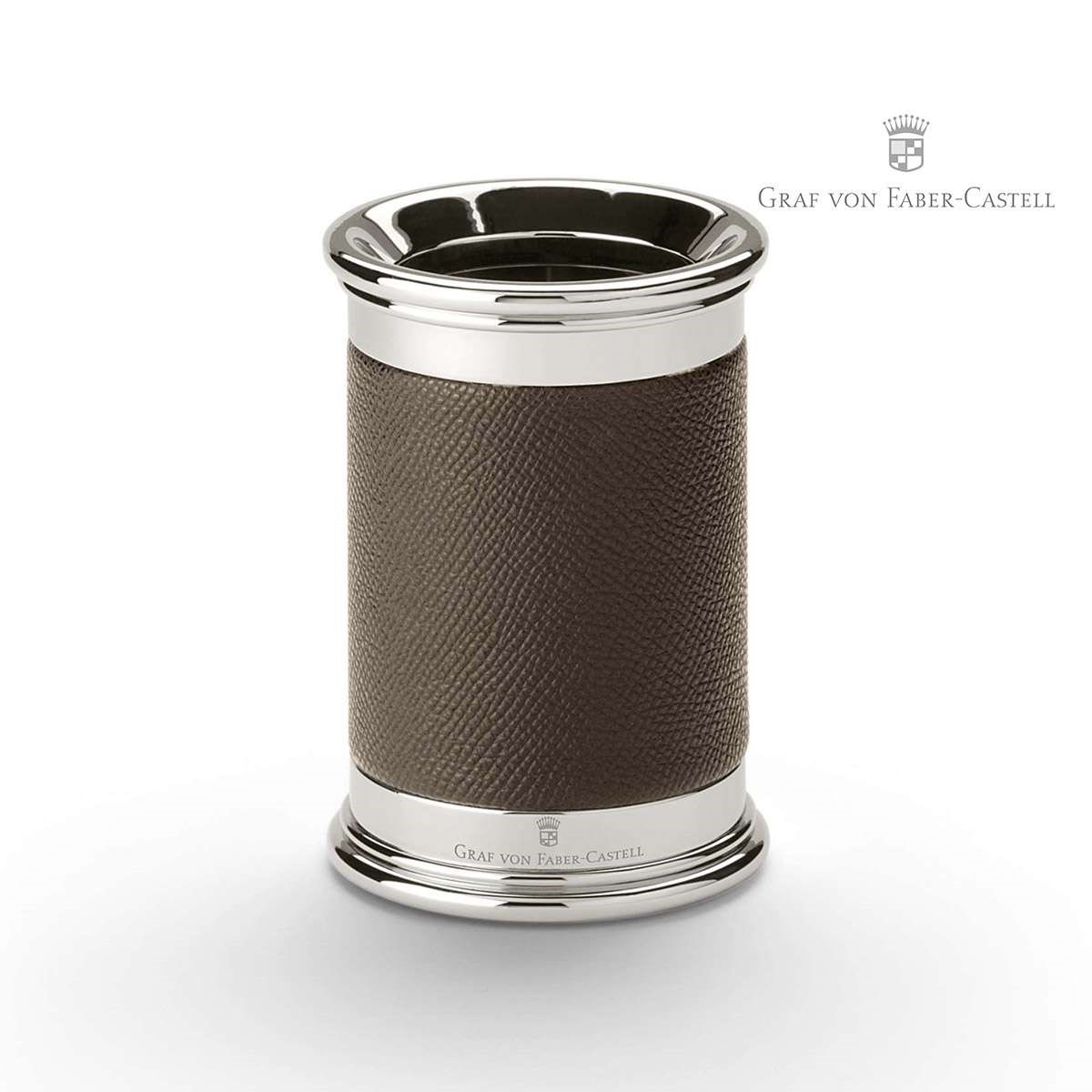 Graf von Faber Castell Deri Kalemlik Koyu Kahverengi