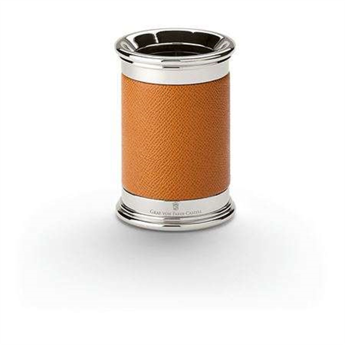 Graf von Faber Castell Deri Yuvarlak Kalemlik Kahverengi