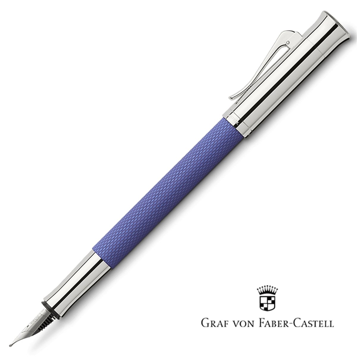Graf von Faber Castell Guilloche Indigo Dolma Kalem (M Uç)