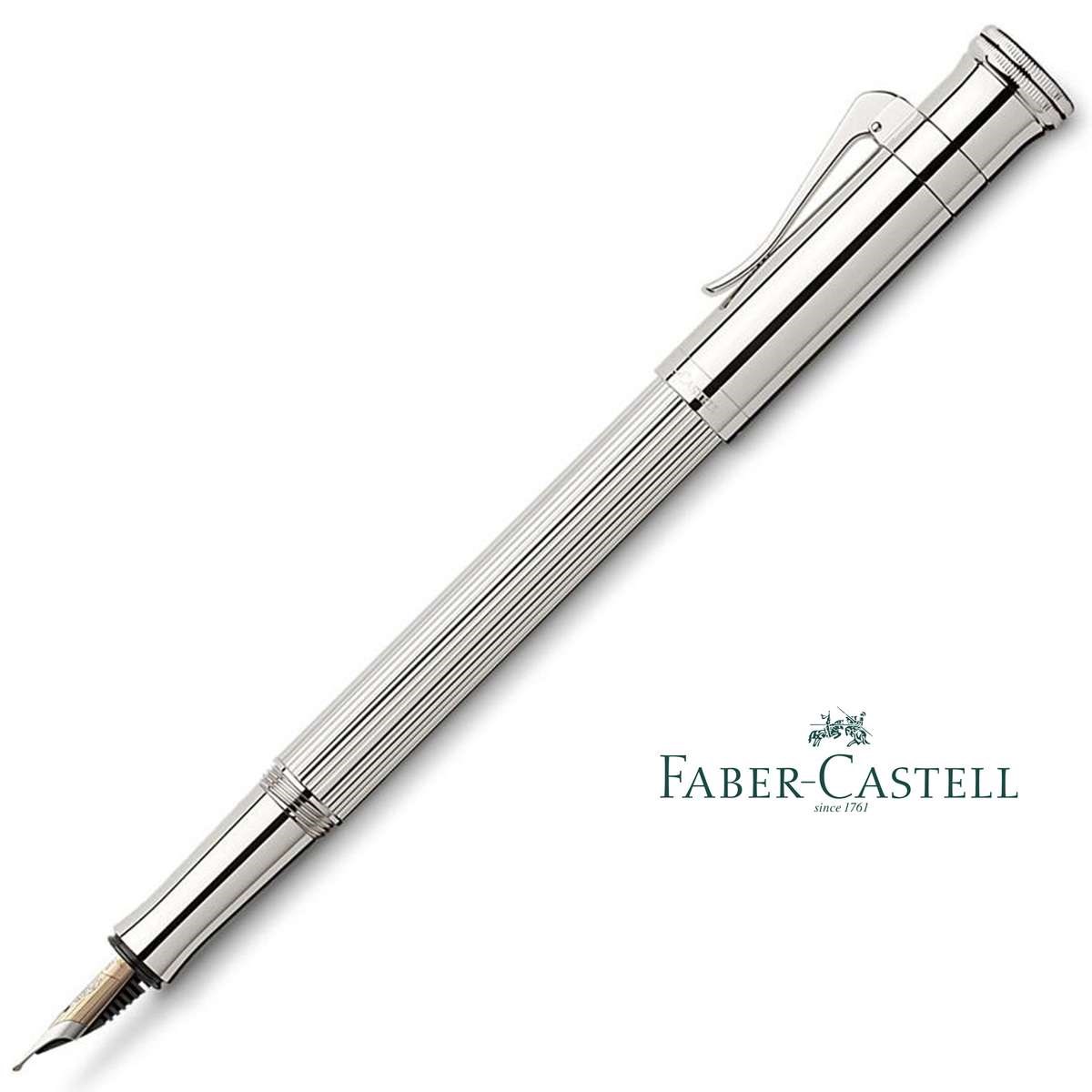 Graf von Faber Castell Som Gümüş Dolma Kalem (M Uç)