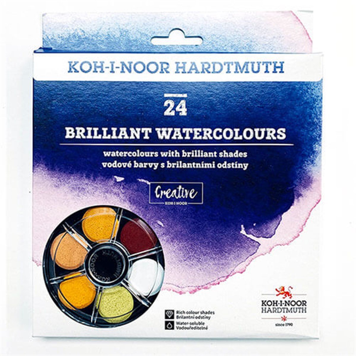 Koh-i-noor Hardtmuth Brilliant Watercolours 24lüSulu Boya SetleriKoh-i Noor