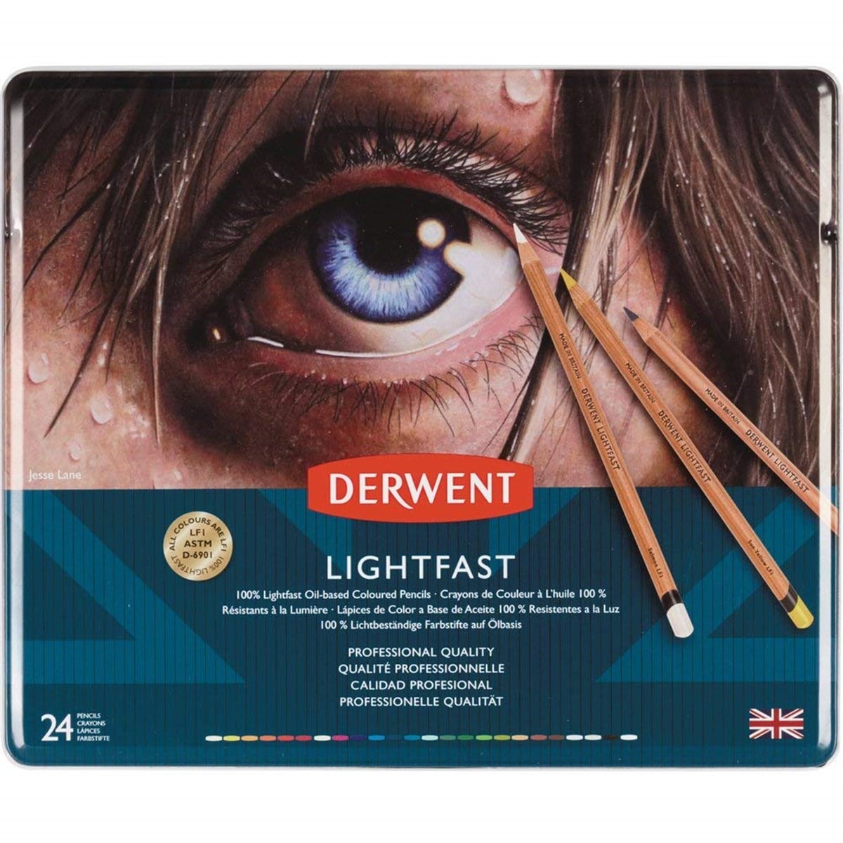 Derwent2302720Derwent Lightfast 24'lü Yağlı Kurukalem Seti