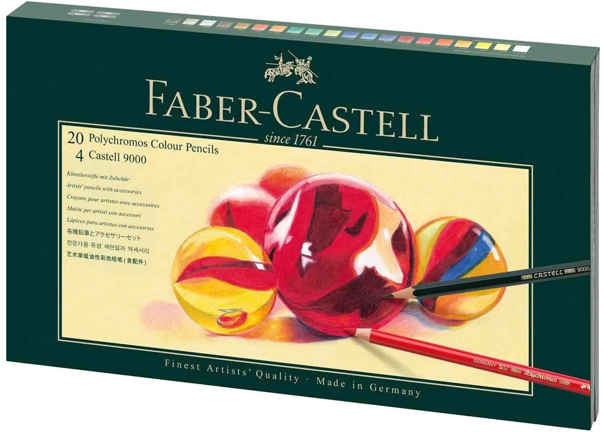Faber Castell210051Faber Castell 20'li Polychromos Colour Pencils ve Aksesuarları