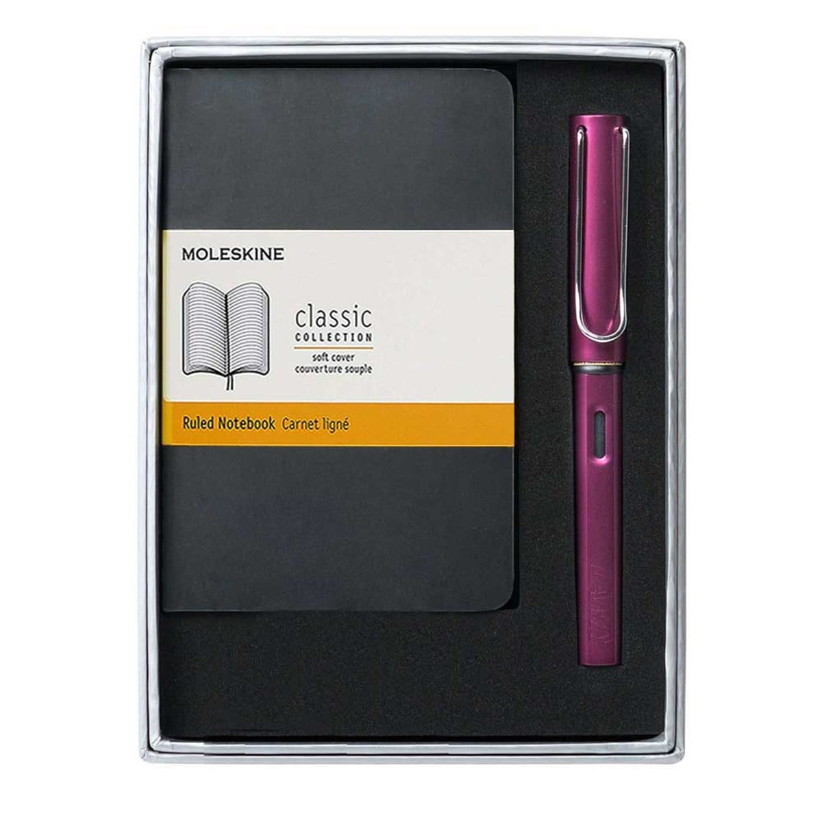 Lamy Moleskine Classic Defter - Lamy AL-Star Dolma Kalem Mor - M SetDolma KalemLamy