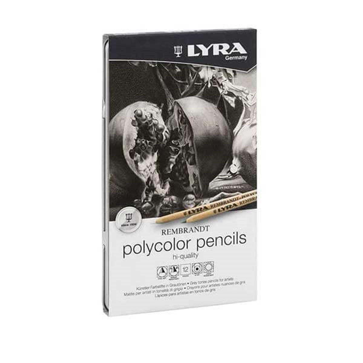 Lyra Rembrandt Polycolor Kuruboya Gri ve Beyaz Tonlar 12'liLyra Rembrandt Polycolor Kuruboya Gri ve Beyaz Tonlar 12'liKuru Boya SetleriLyra