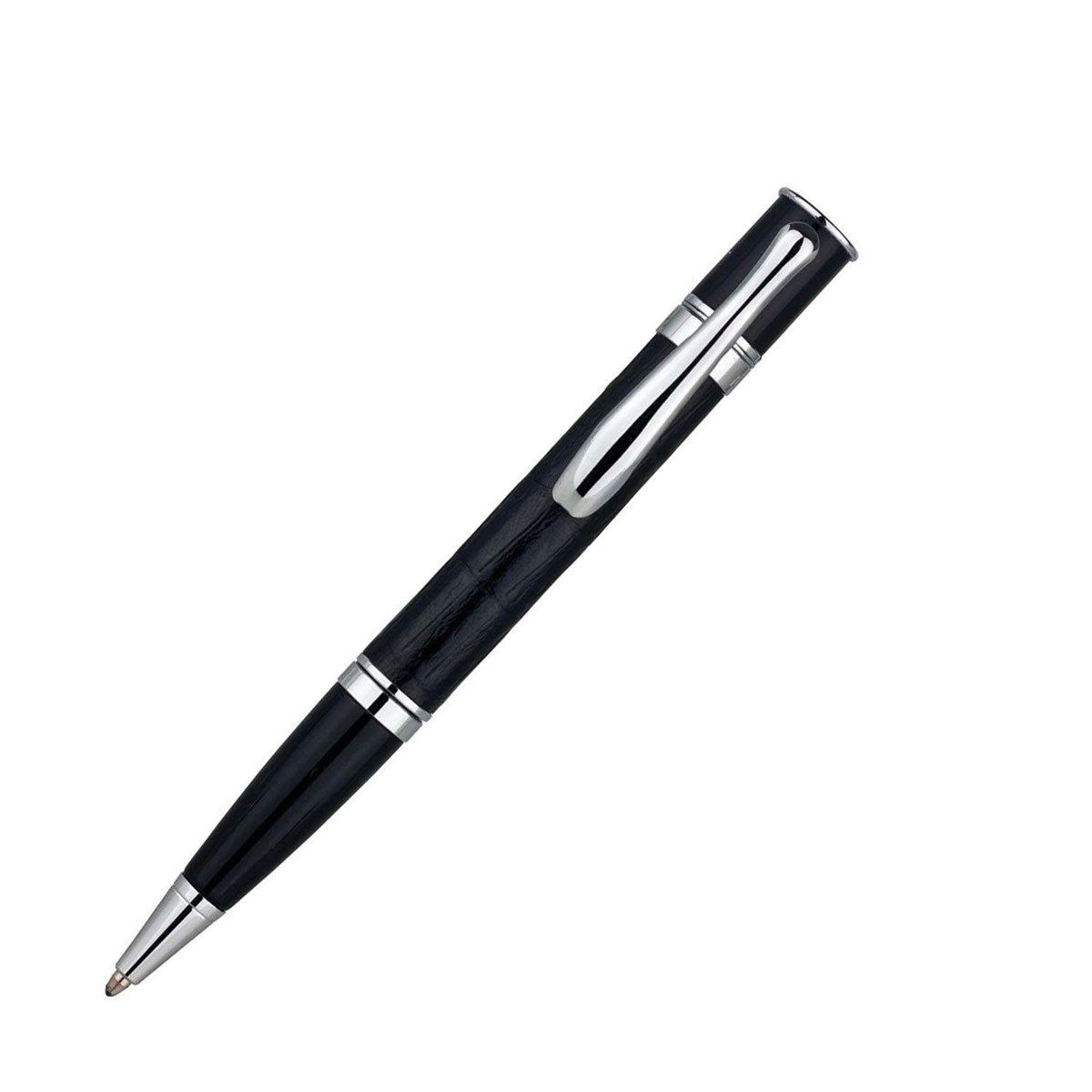 Monteverde Mini Jewelria Deri Siyah Tükenmez Kalem MV59440