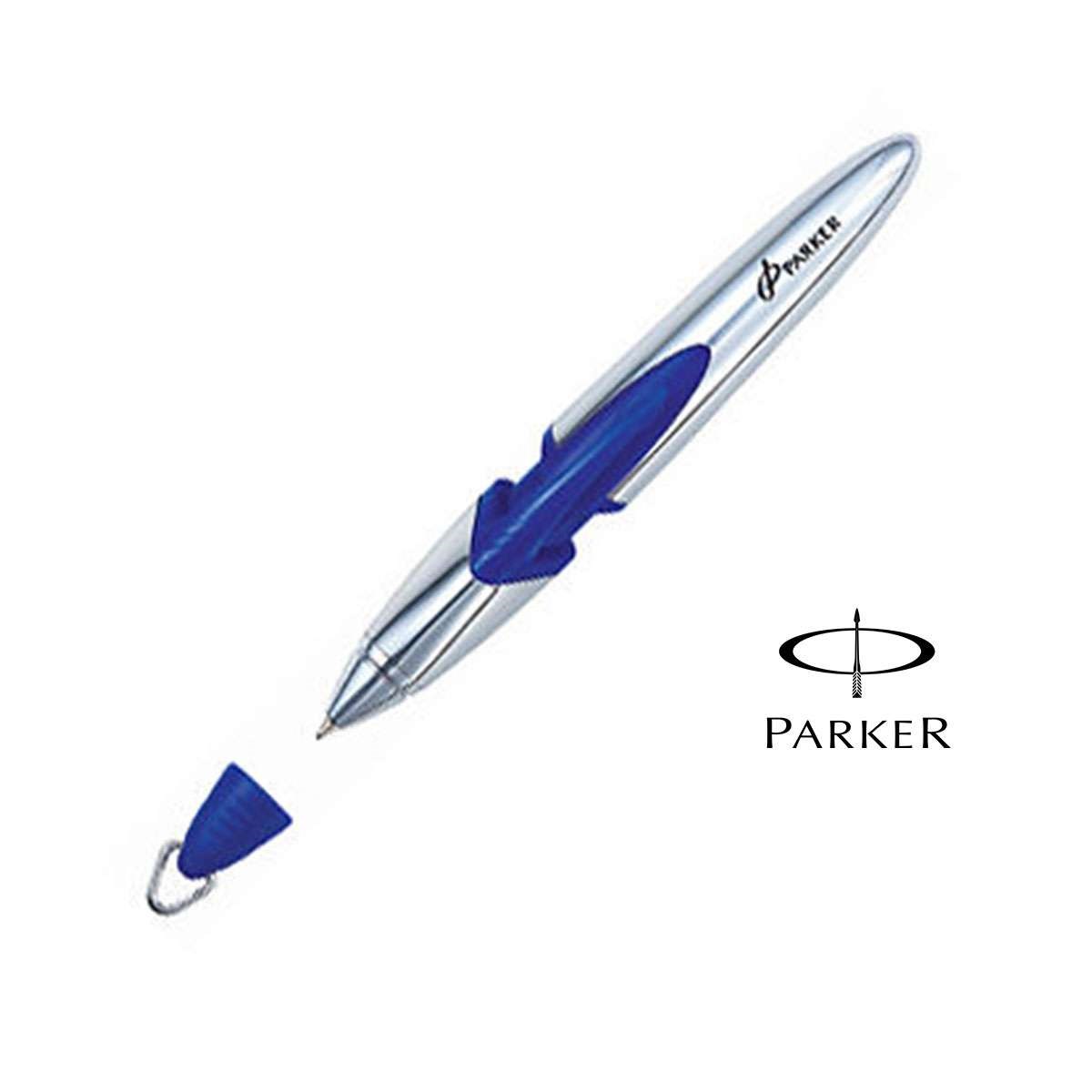 Parker Slinger II Mavi Krom Tükenmez Kalem