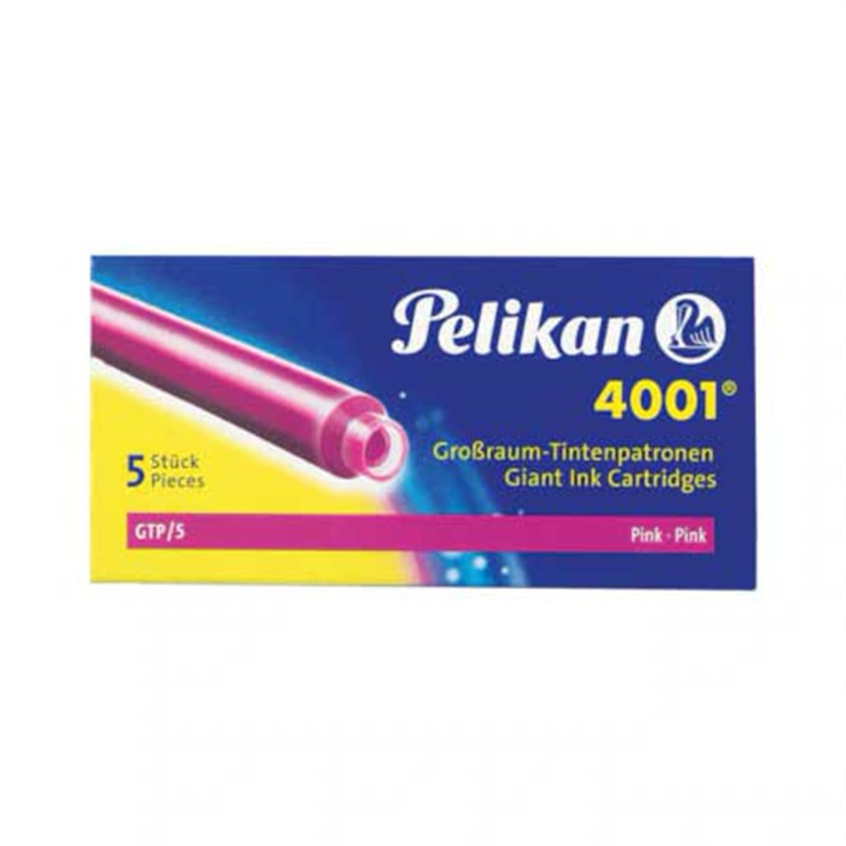 Pelikan 4001 Pembe Uzun Dolma Kalem KartuşuMürekkepler ve KartuşlarPELİKAN