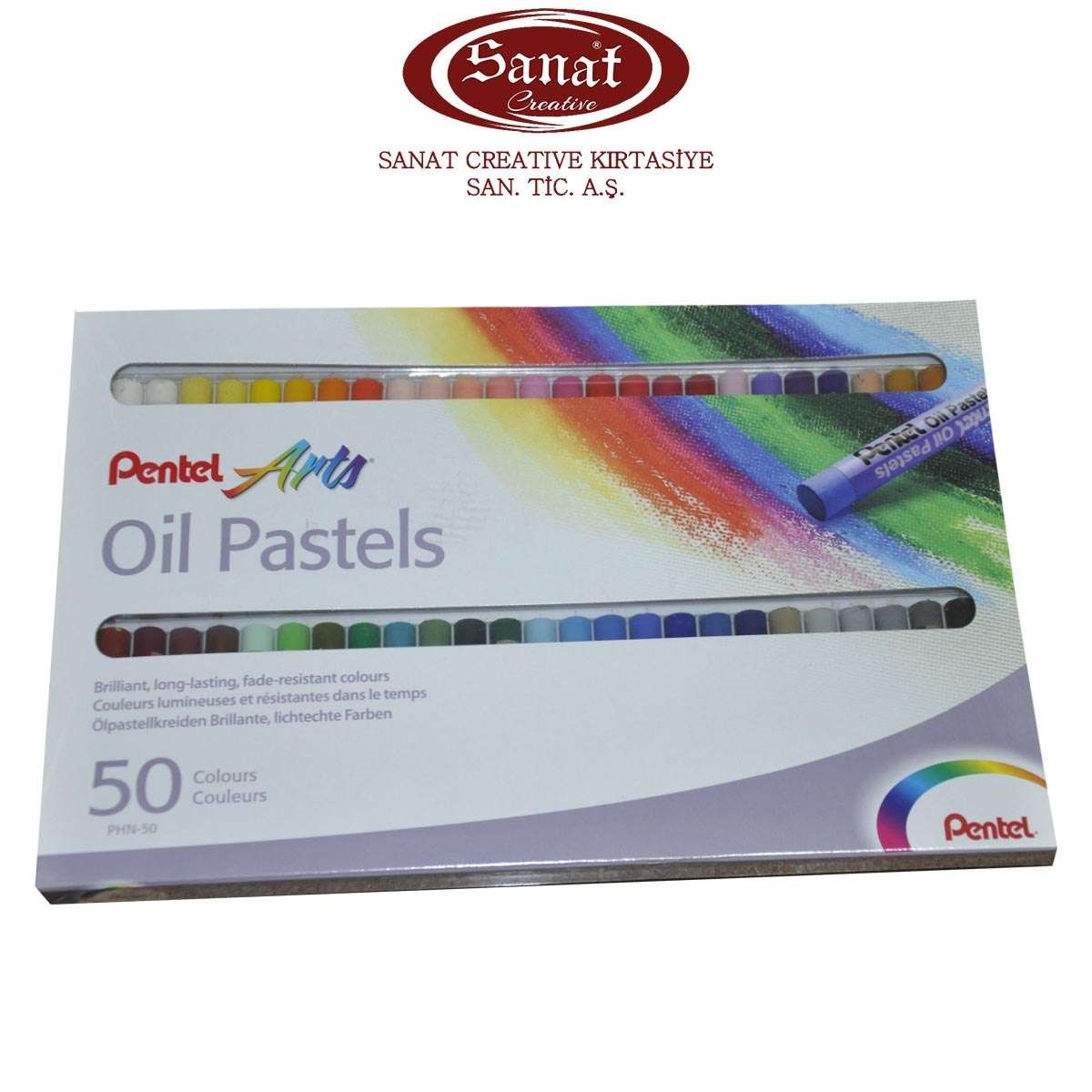 Pentel oil Pastel Boya 50 li Set
