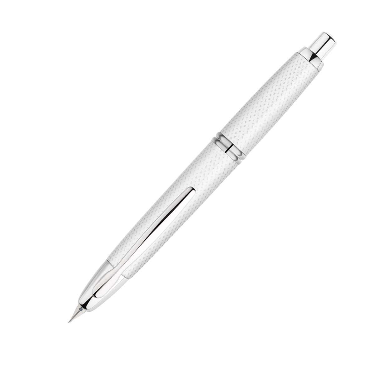 Pilot Capless Dolma Kalem 18K Altın Uç Rhodium Trim Grafit Beyaz