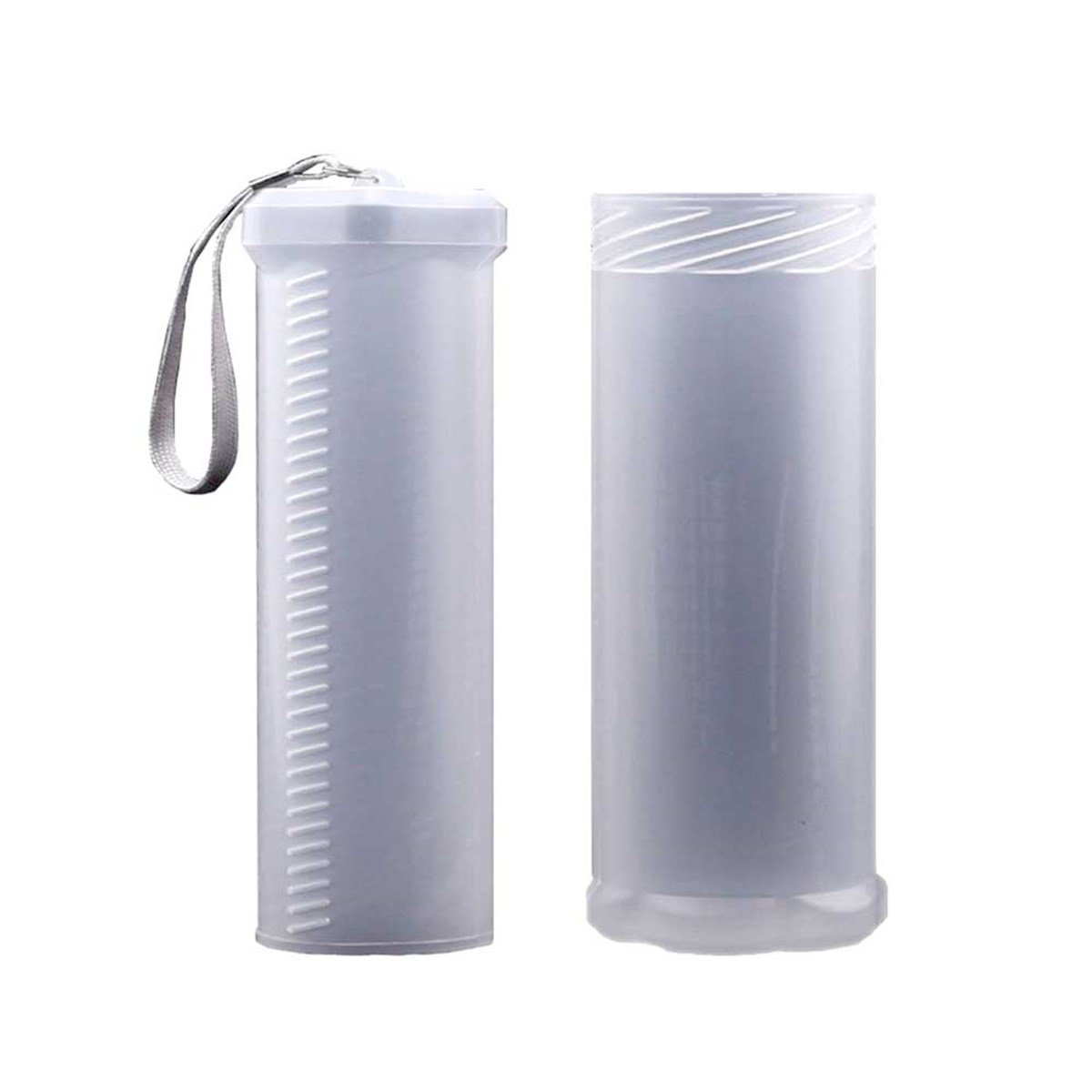 Plastik Geniş Çaplı Tüp Fırçalık 22 cmPlastik Fırça Saklama Tüpü Geniş BoyYardımcı MalzemelerMarkasız