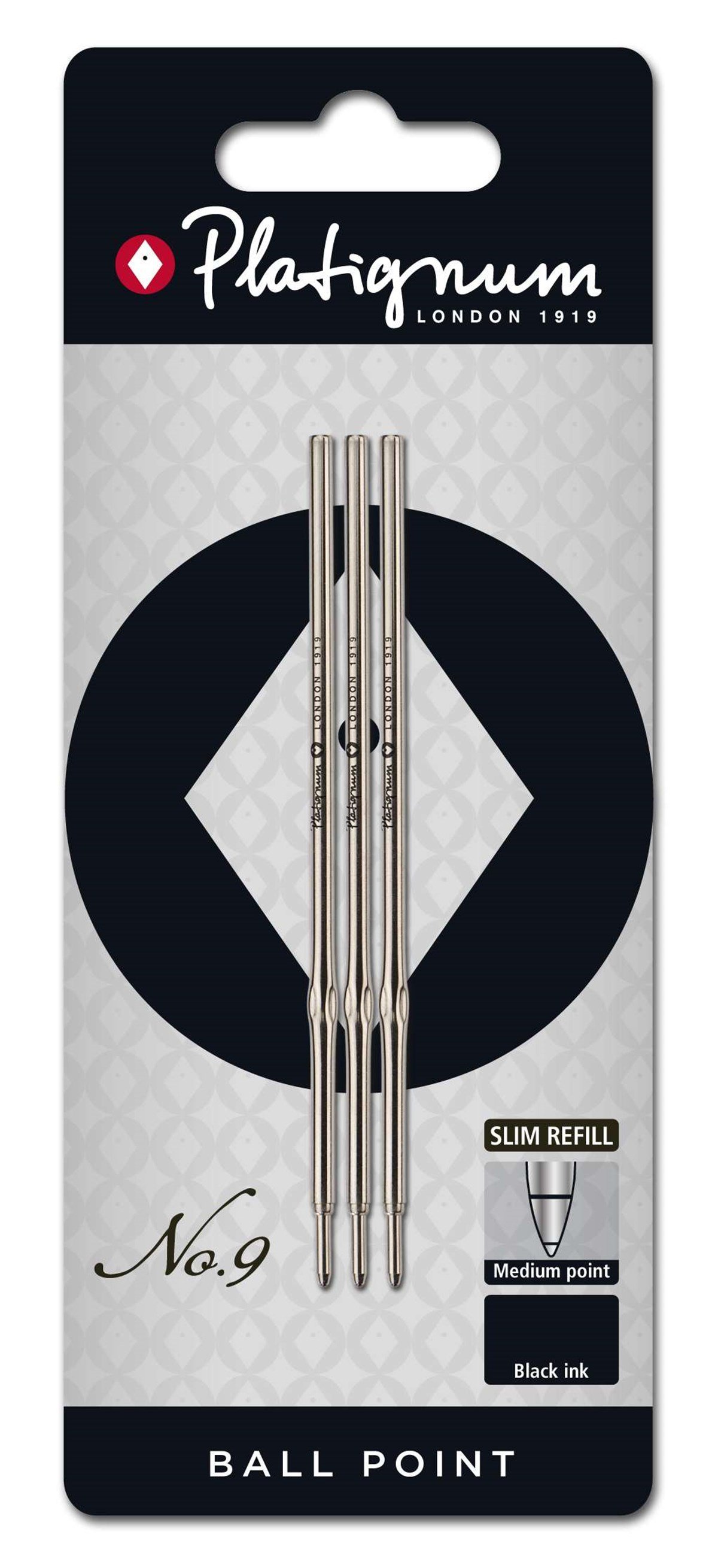 Platignum Tükenmez Kalem No.9 Refil  Siyah