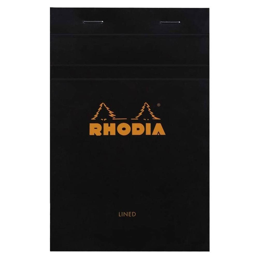 Rhodia Basic Üstten Zımbalı Bloknot 11x17 Çizgili SiyahRhodia Basic Üstten Zımbalı Bloknot 11x17 Çizgili SiyahDefterRHODIA