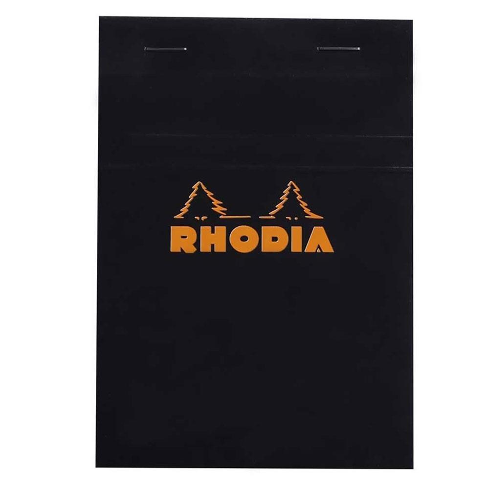 Rhodia Basic Üstten Zımbalı Bloknot A6 Kareli SiyahRhodia Basic Üstten Zımbalı Bloknot A6 Kareli SiyahDefterRHODIA