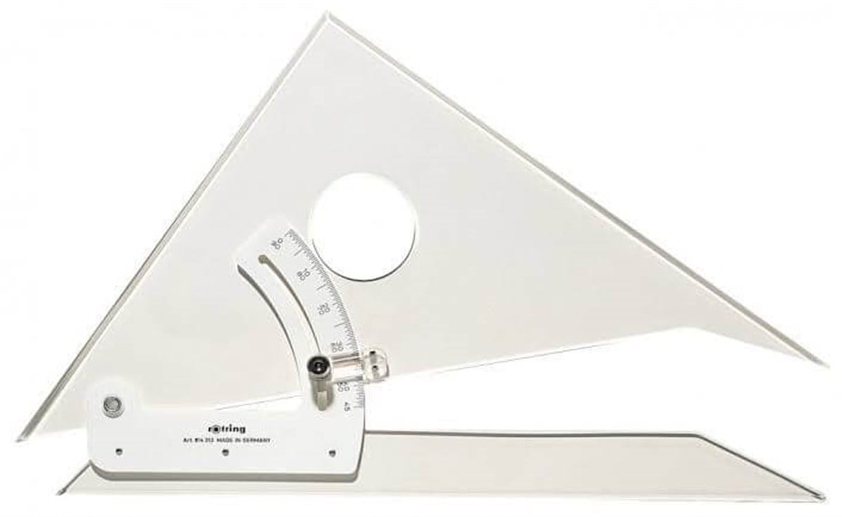 Rotring Ayarlı Açı Çizici 8incMİMARİ & TEKNİKROTRING